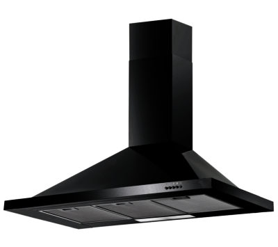 BAUMATIC  F100.2BL Chimney Cooker Hood - Black